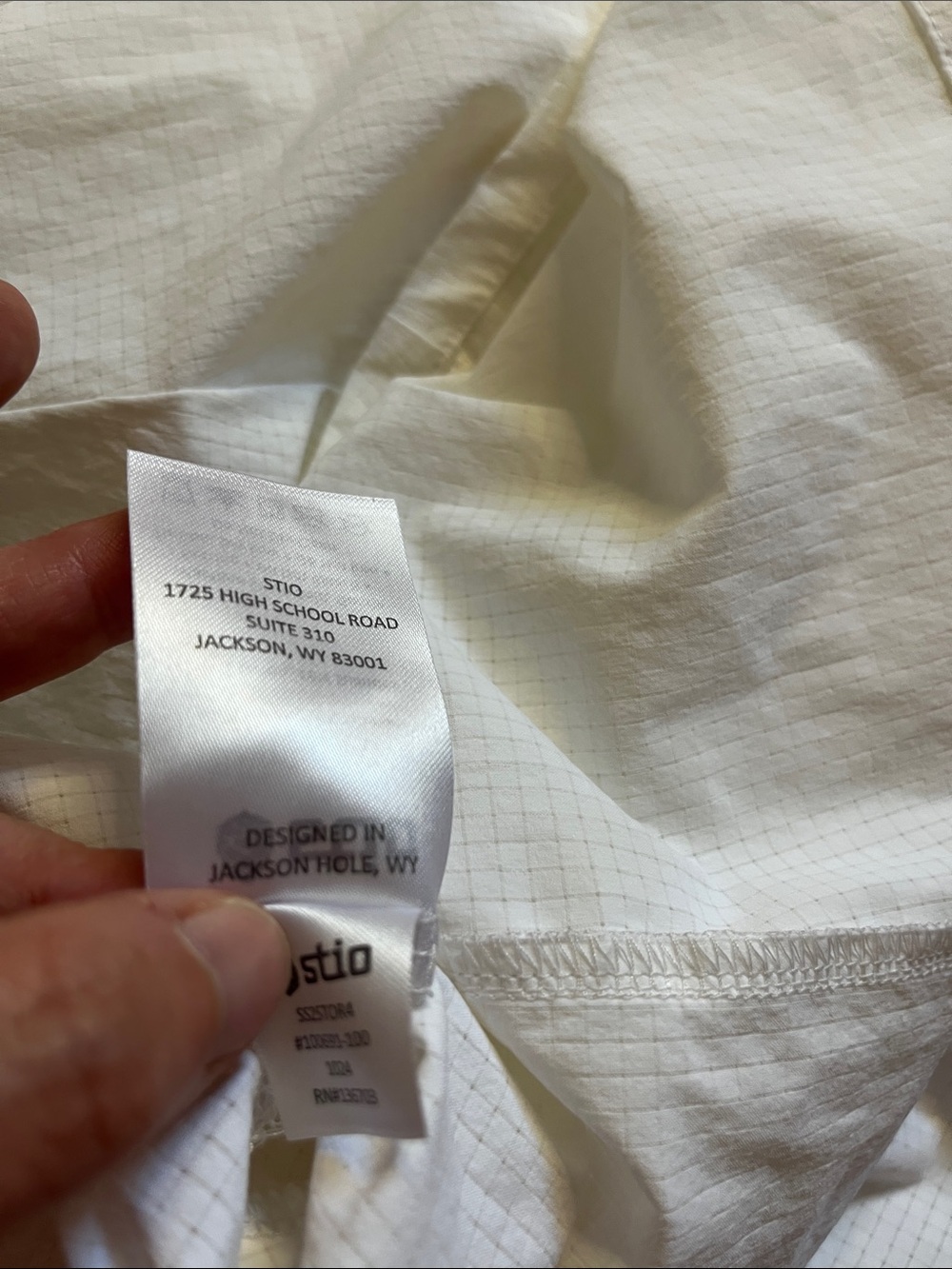 Stio Women’s Athletic Tennis Dress White Performance Pique Sport Hiking Size M - Picture 7 of 8